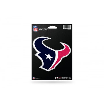 Houston Texans Glitter Die Cut Vinyl Decal 